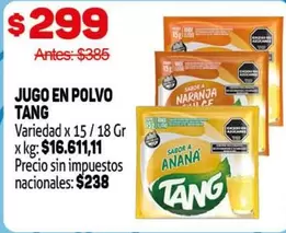 Tang - JUGO EN POLVO