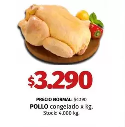 X$ - POLLO congelado