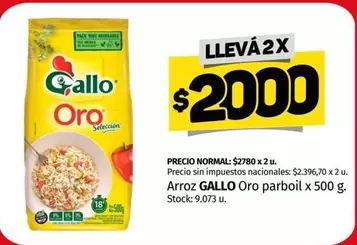 Gallo - Oro parboil