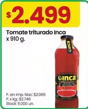 Inca - Tomate triturado