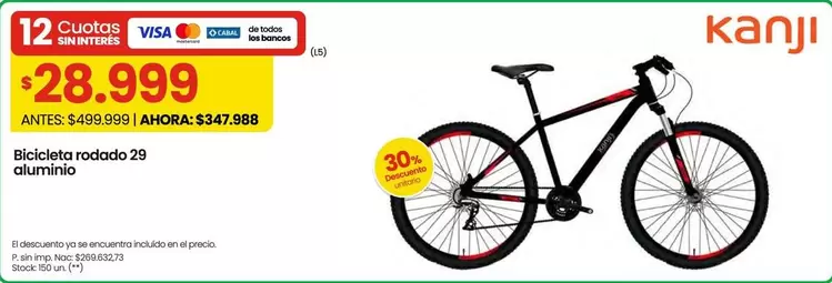 Kanji - Bicicleta rododo 29