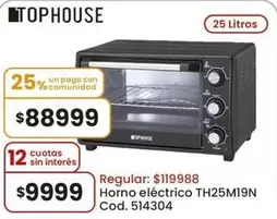 Horno eléctrico TH25M19N