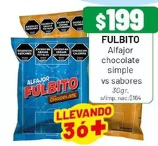 Fulbito - Alfajor chocolate simple