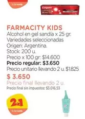 farmacity - Alcohol en gel sandía