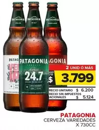 Patagonia - CERVEZA VARIEDADES