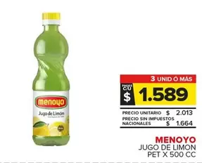 Menoyo - JUGO DE LIMON