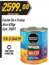 Alco - Coctel De 4 Frutas