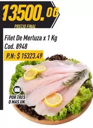 X$ - Filet De Merluza x 1 Kg