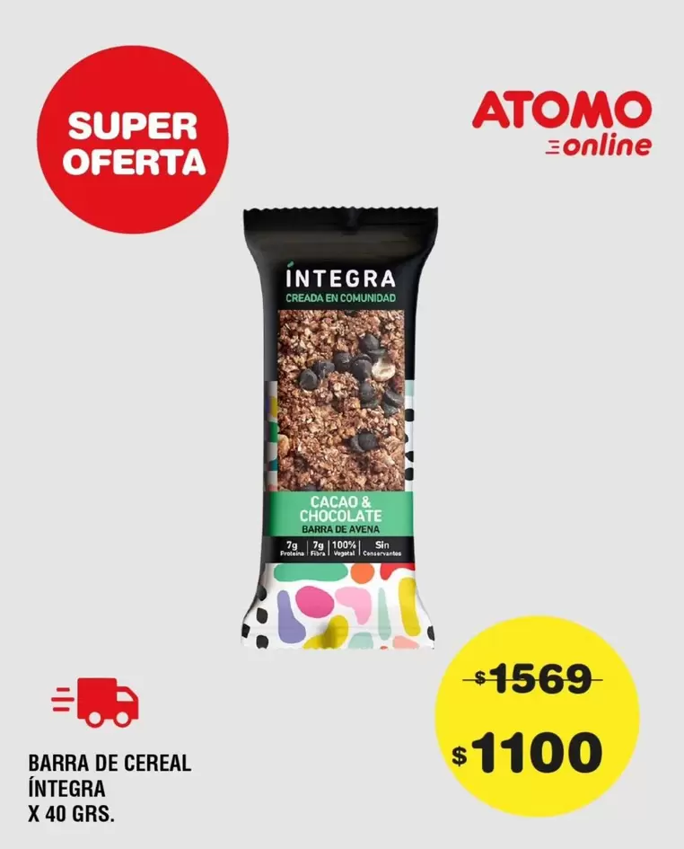 Atomo - Barra de cereal