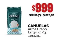 cañuelas - Arroz Grano Largo