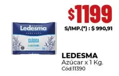 Ledesma - Azúcar x 1 Kg. Cód:11390