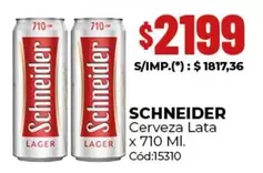 Schneider - Cerveza Lata