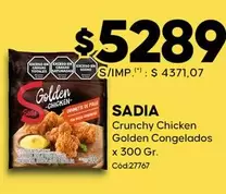 Sadia - Crunchy Chicken Golden Congelados