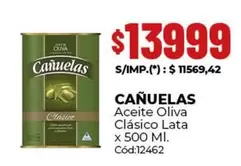 cañuelas - Aceite Oliva Clásico Lata