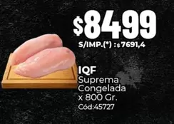 X$ - Suprema Congelada