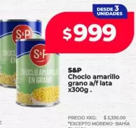 S&P - Choclo amarillo grano a/f lata