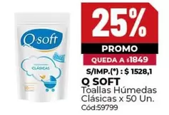 X$ - Toallas Húmedas Clásicas x 50 Un.