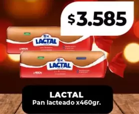 Lactal - Pan lacteado x460gr.