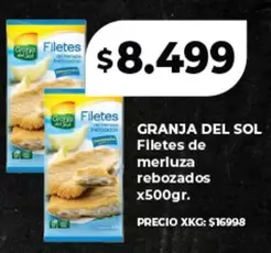 Granja del Sol - Filetes de merluza rebozados