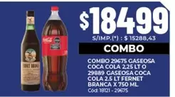 Coca cola - GASEOSA COCA COLA, FERNET BRANCA