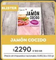 X$ - JAMÓN COCIDO