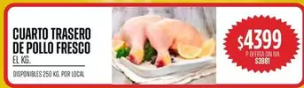 CUARTO TRASERO DE POLLO FRESCO