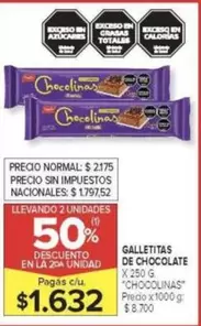 chocolinas - GALLETITAS DE CHOCOLATE