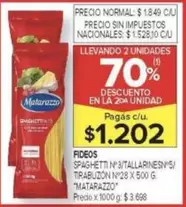Matarazzo - SPAGHETTI N 3/TALLARINESN'S/ TIRABUZÓN Nº28 X 500 G