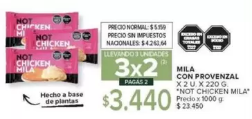 Not - MILA CON PROVENZAL