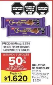 chocolinas - GALLETITAS DE CHOCOLATE