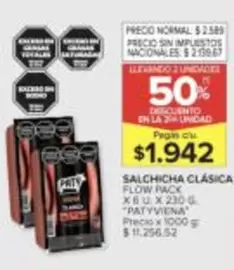 Flow - SALCHICHA CLÁSICA FLOW PACK