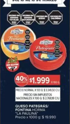 La paulina - PATEGRAS/ FONTINA HORMA