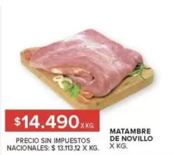 X$ - MATAMBRE DE NOVILLO