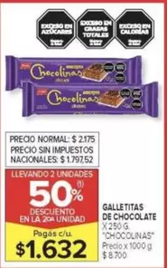 chocolinas - GALLETITAS DE CHOCOLATE