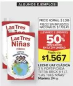 Las Tres Niñas - LECHE UAT CLASICA