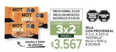 Not - MILA CON PROVENZAL