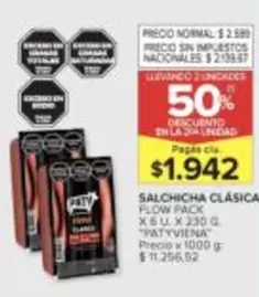 Flow - SALCHICHA CLÁSICA FLOW PACK