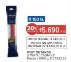 Cagnoli - FUET DE TANDIL