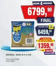 Raid - ESPIRAL 12 X 4 UN