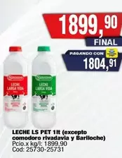 vida - LECHE LS PET 1lt (excepto comodoro rivadavia y Bariloche)