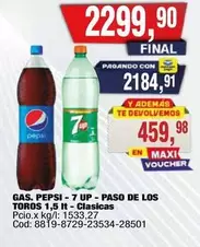 Pepsi - PEPSI-7 UP-PASO DE LOS TOROS
