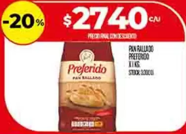 Preferido - PAN RALLADO