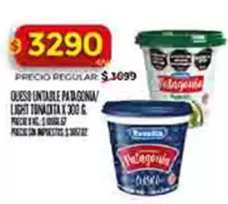 Patagonia - QUESO UNTABLE PATAGONIA/ LIGHT TONACITA X 300 G