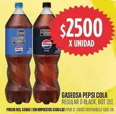Pepsi - COLA REGULAR O BLACK