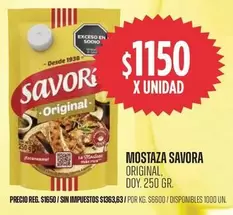 Savora - MOSTAZA