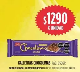 chocolinas - GALLETITAS CHOCOLINAS