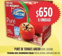 Arcor - PURÉ DE TOMATE