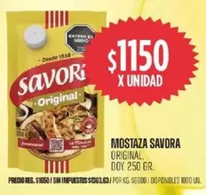 Savora - MOSTAZA