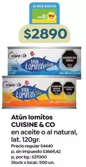 Vea - Atún lomitos