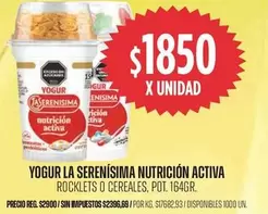 La Serenísima - NUTRICIÓN ACTIVA ROCKLETS O CEREALES